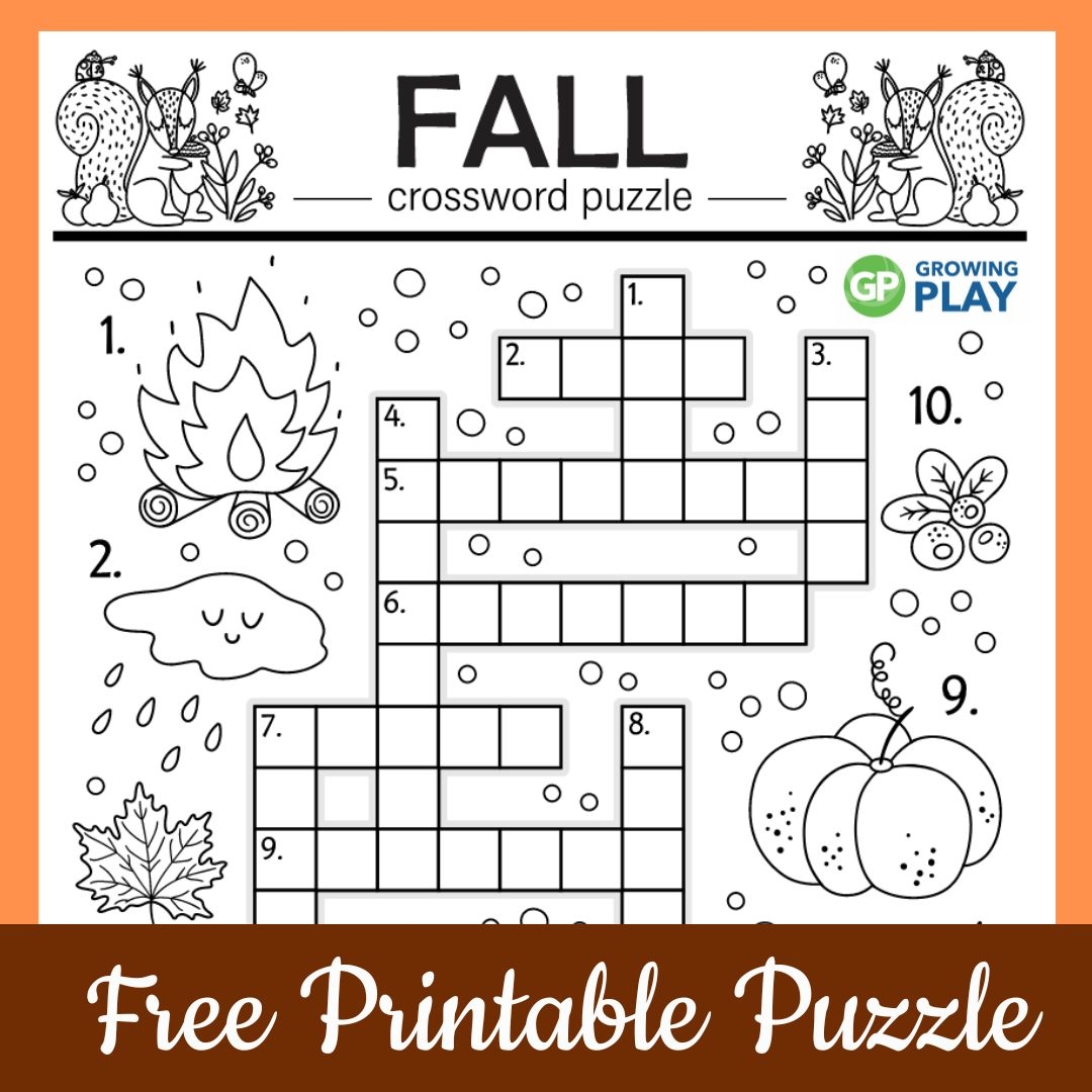 printable crossword puzzles for students
