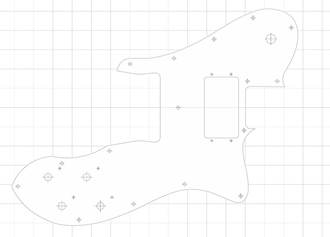 Fender Telecaster Guitar Templates Electric Herald