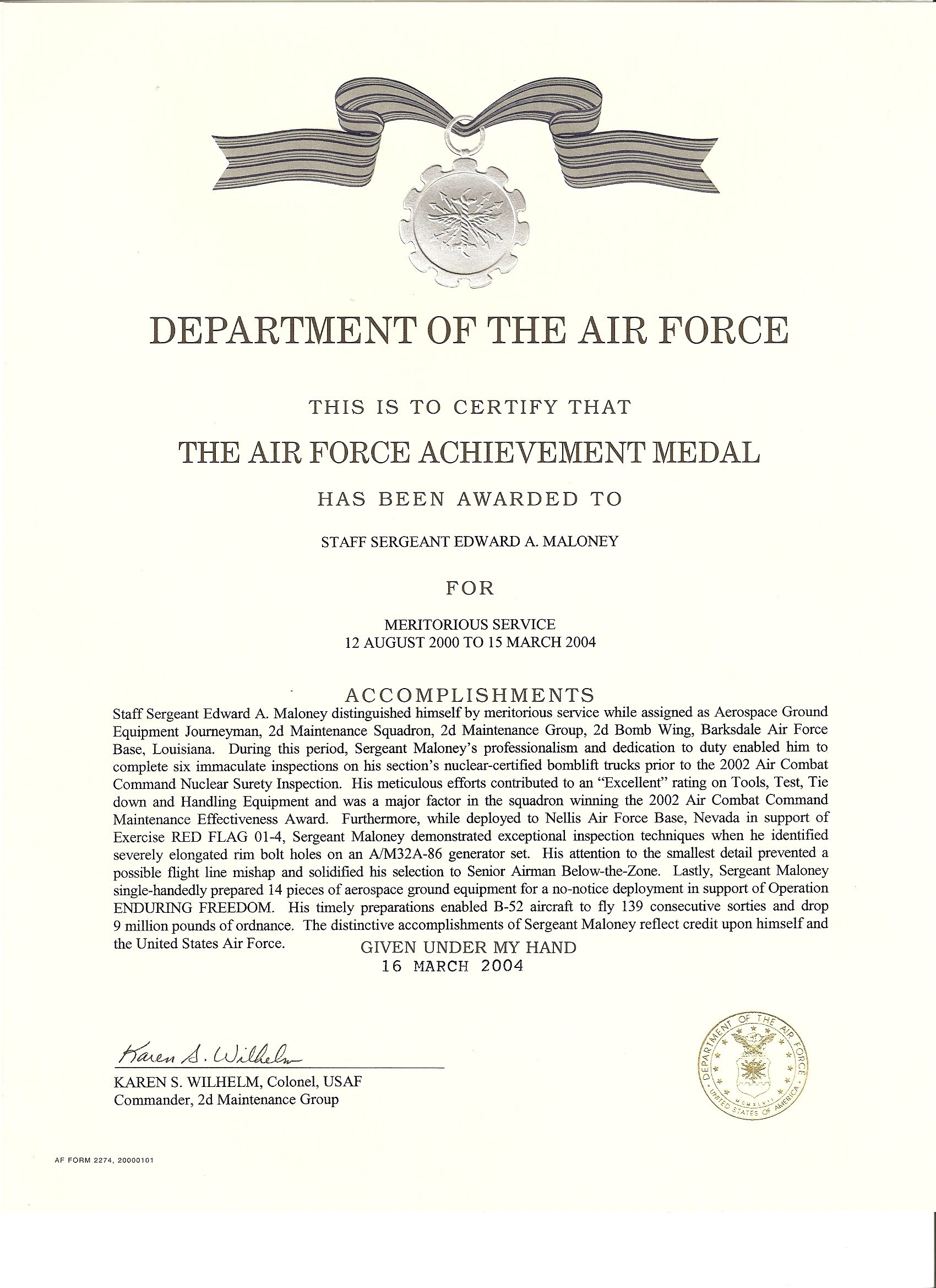 File AIR FORCE ACHIEVEMENT MEDAL 2755126165 jpg Wikimedia Commons