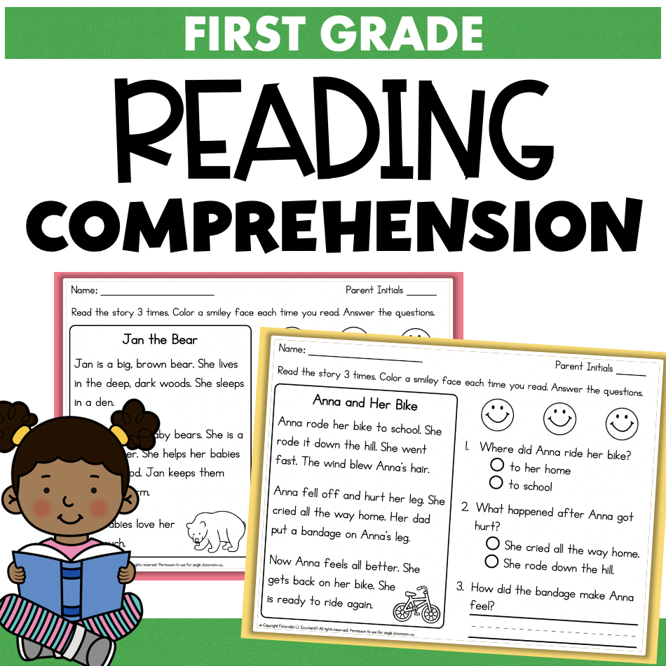 reading comprehension worksheets 1st grade