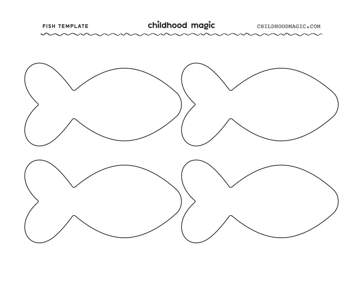 fish template printable free