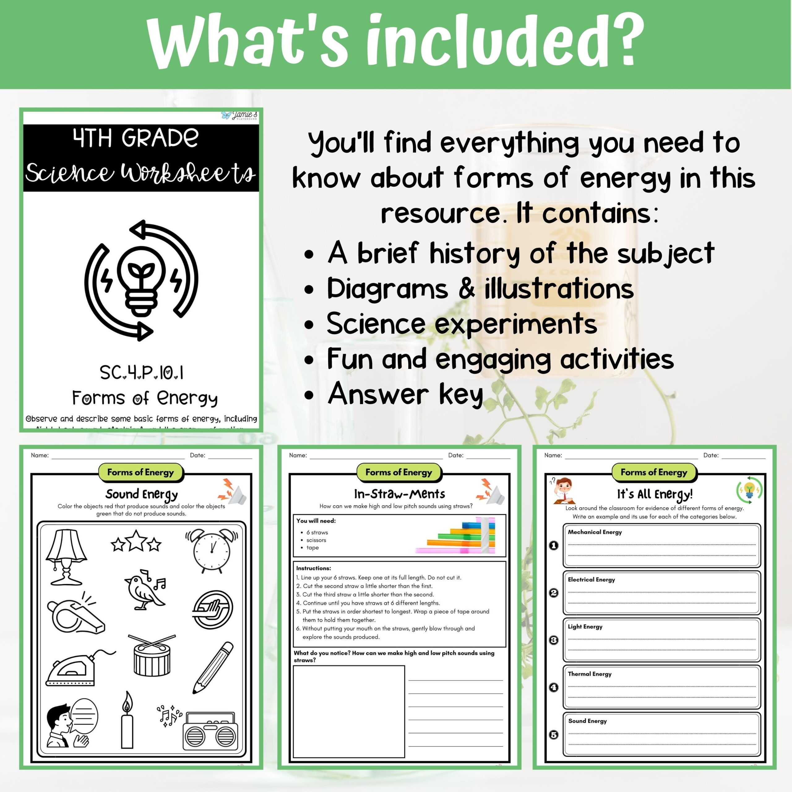 4th grade science worksheets 4th grade science worksheets