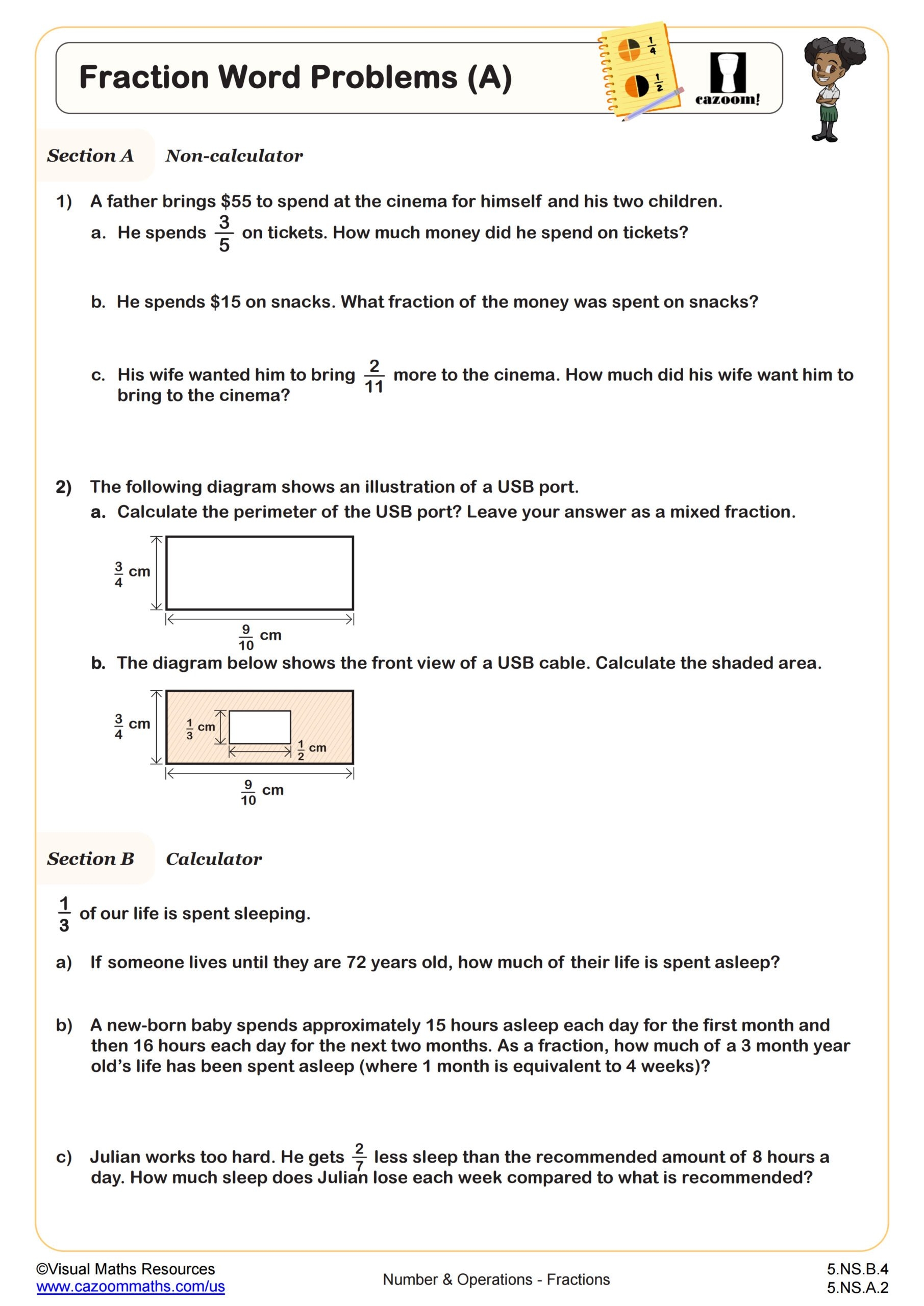 Fractions Word Problems A Worksheet Fun And Engaging 5th Grade PDF Worksheets Fractions Word Problems A Worksheet Fun And Engaging 5th Grade PDF Worksheets
