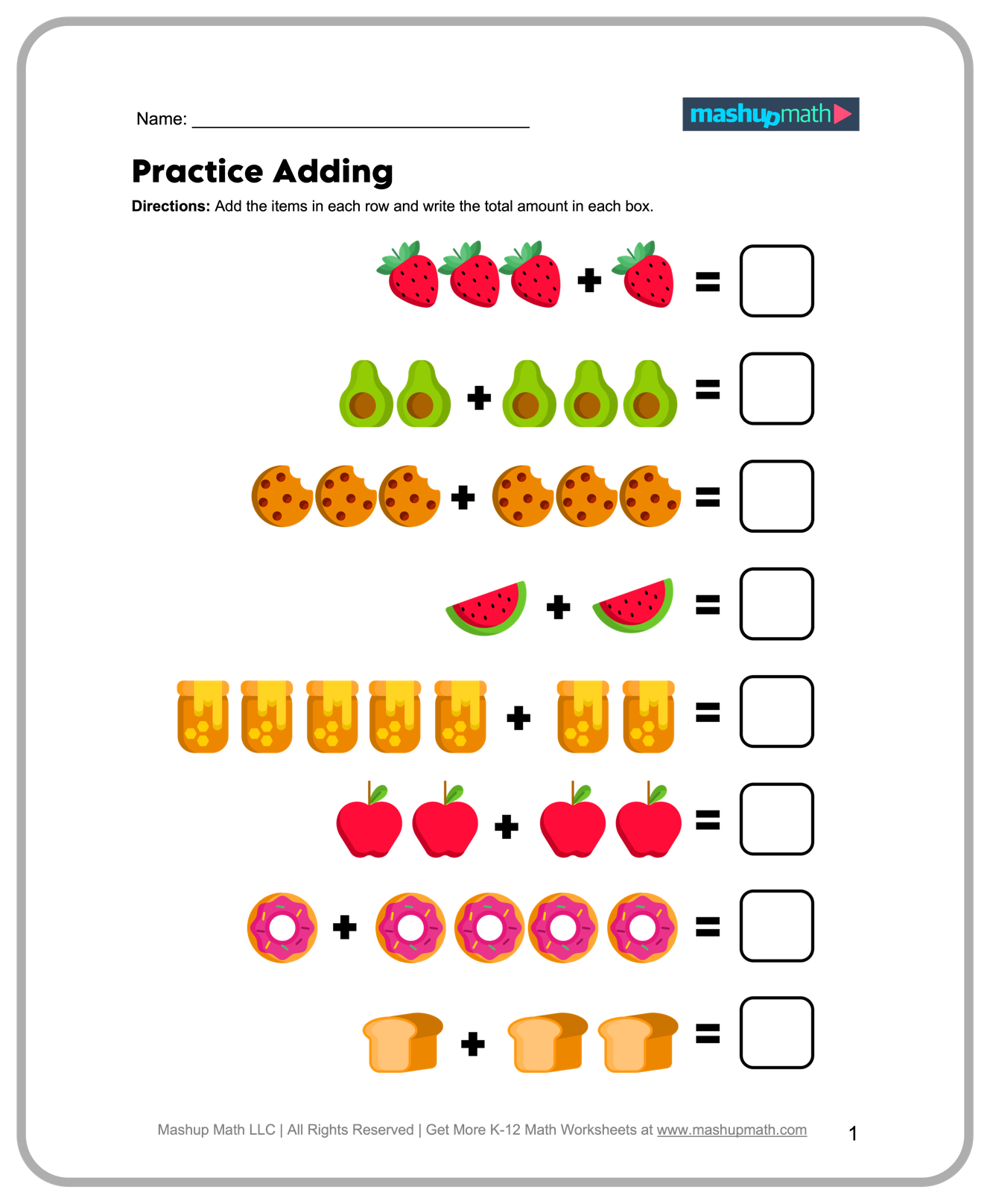 Free 1st Grade Math Worksheets Printable W Answers Mashup Math Free 1st Grade Math Worksheets Printable W Answers Mashup Math