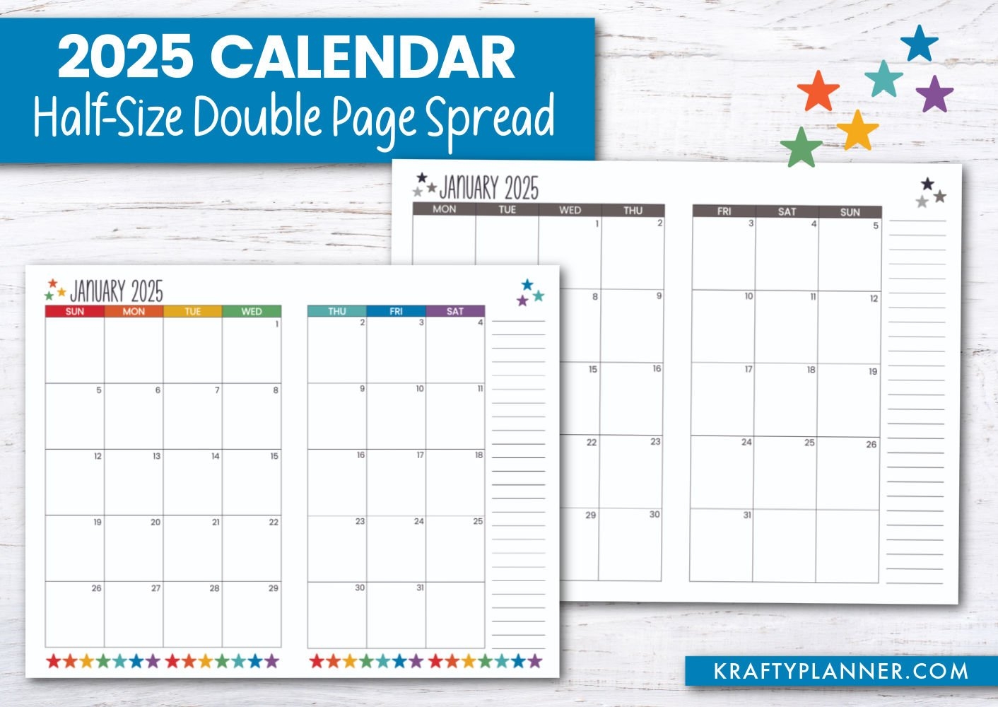 free 2025 printable blank calendar one page
