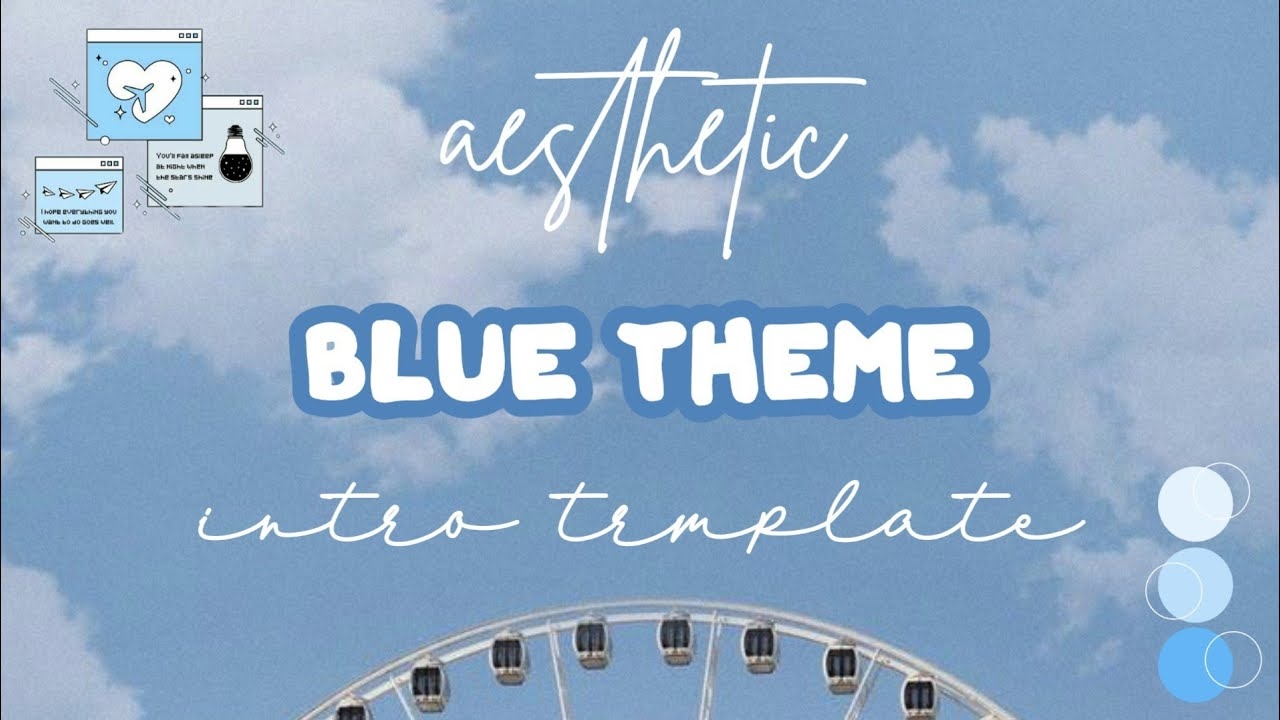 aesthetic intro template