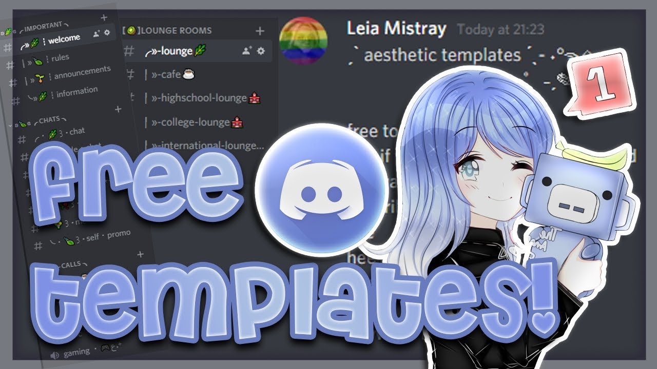 FREE Aesthetic Discord Server Templates YouTube