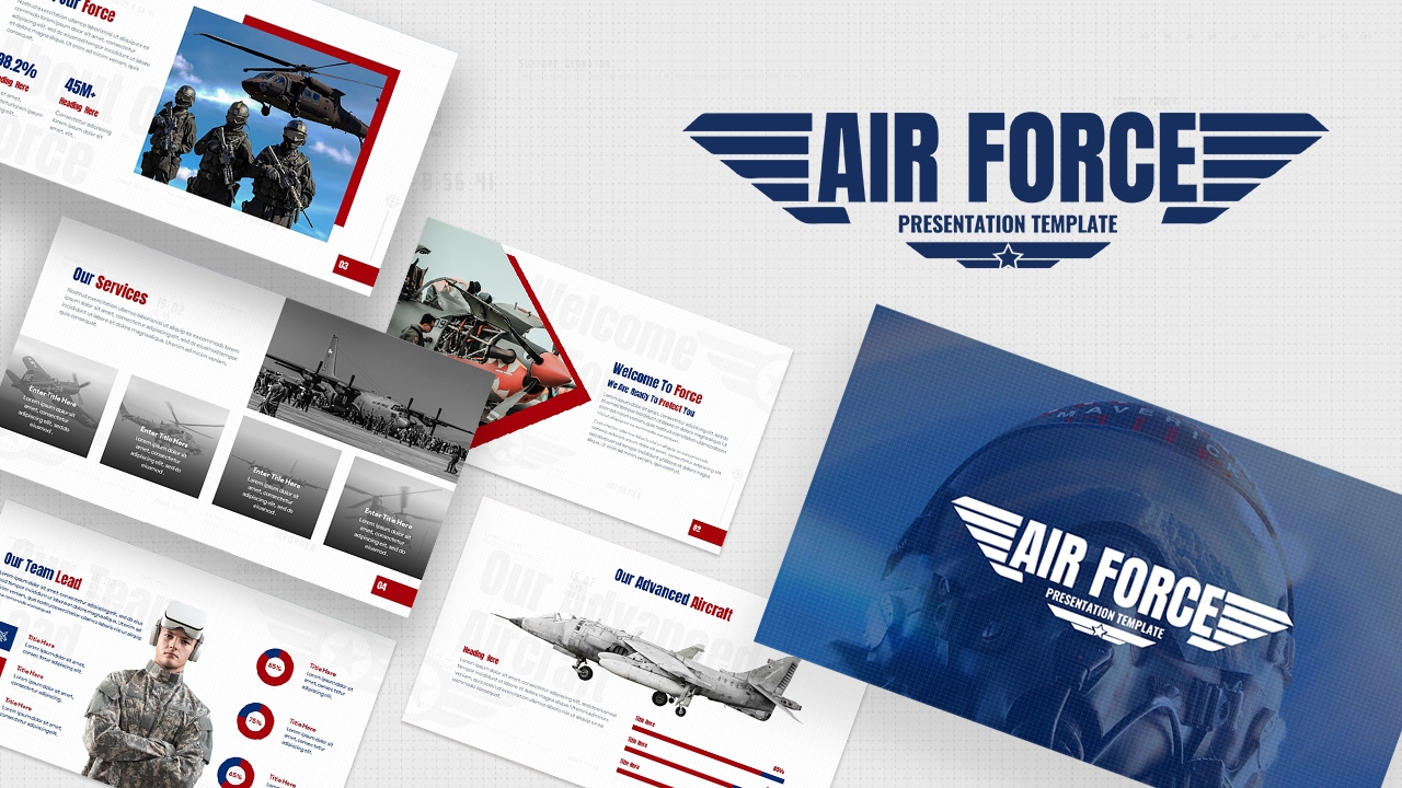 Free Air Force Presentation Template SlideBazaar