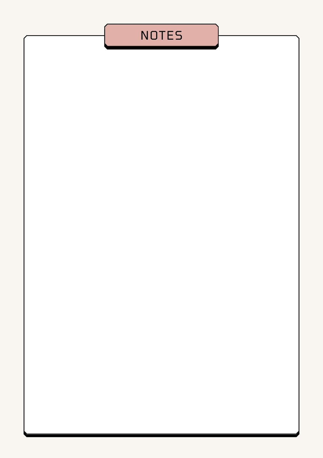 Free And Customizable Notes Templates