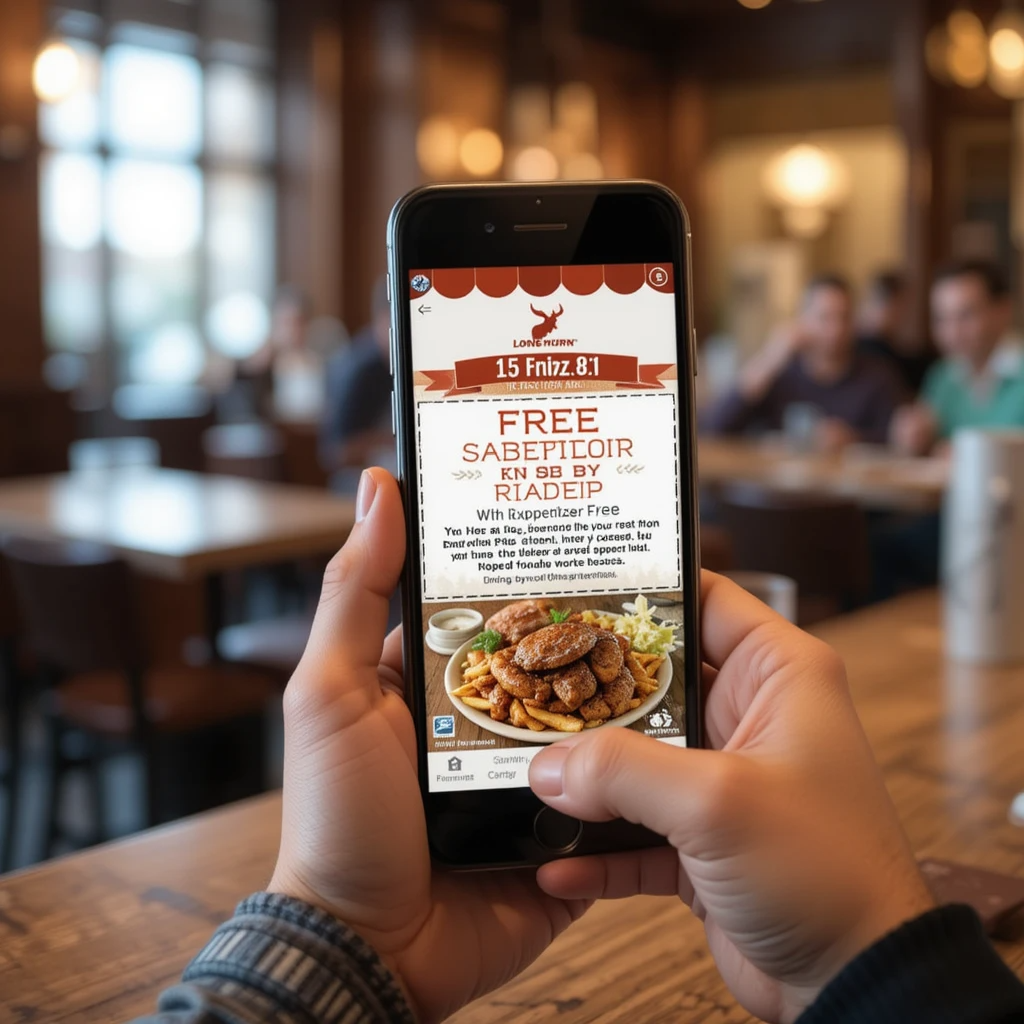 Free Appetizer Coupon LongHorn Steakhouse US 