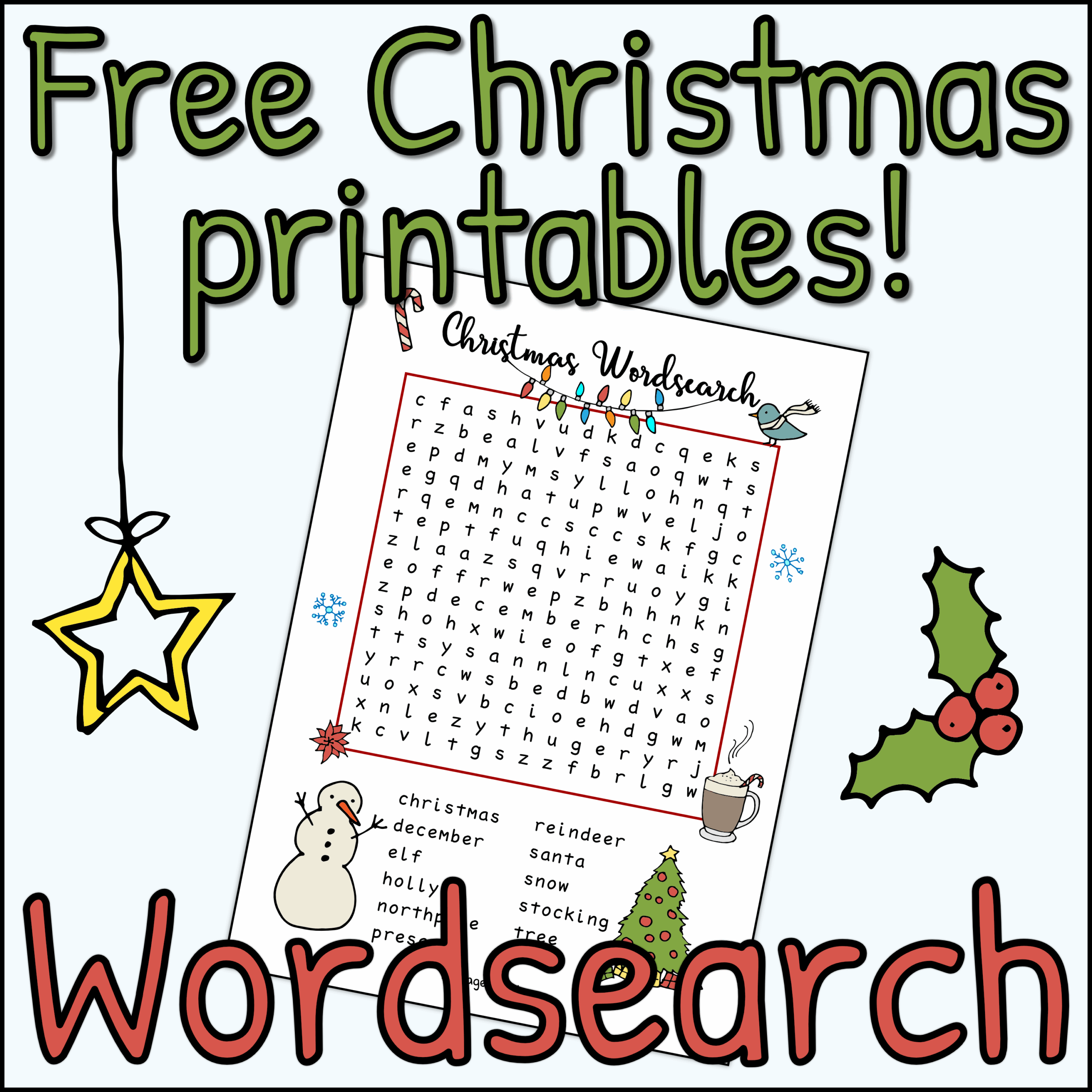 christmas puzzles printable uk