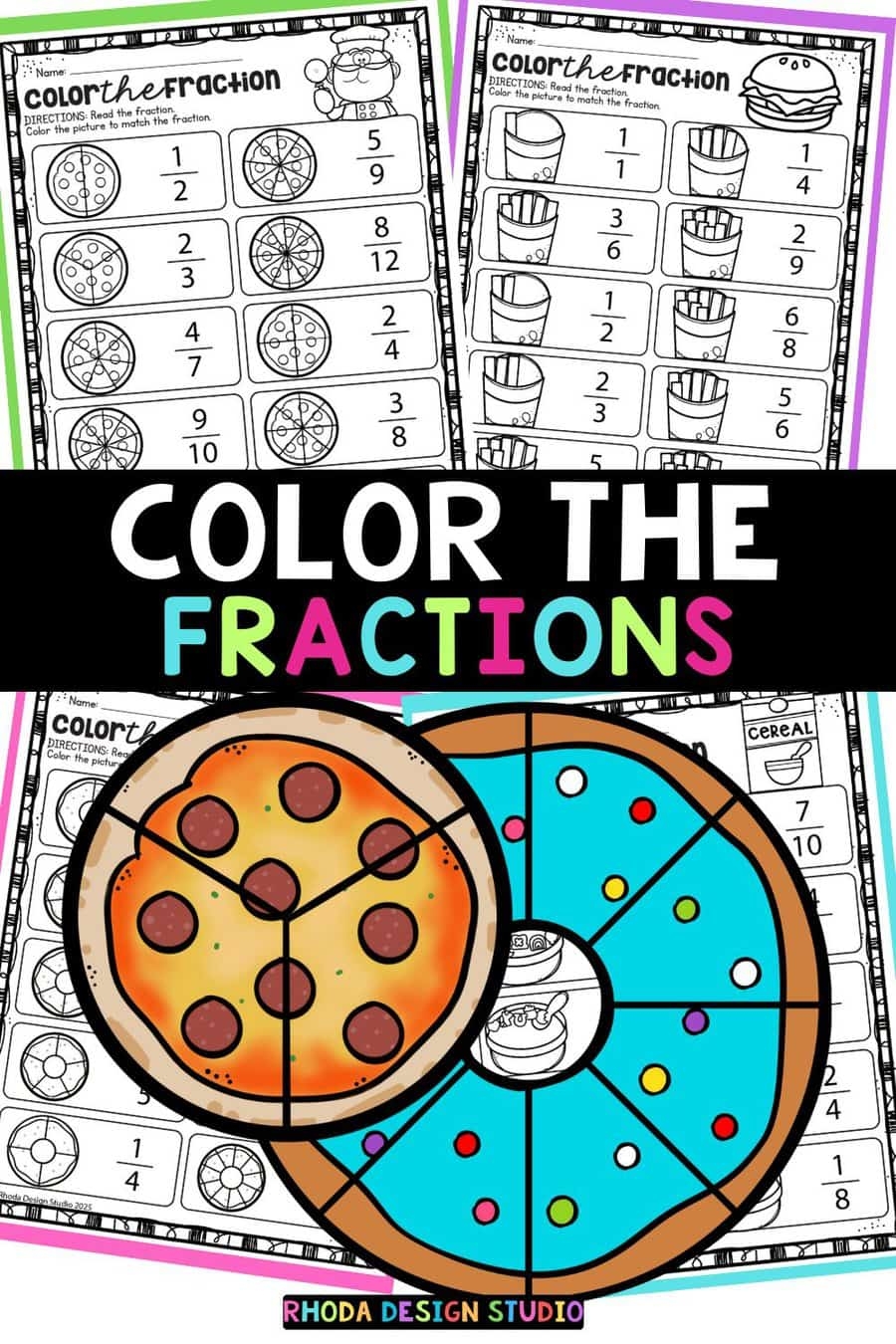 3rd grade fraction worksheets