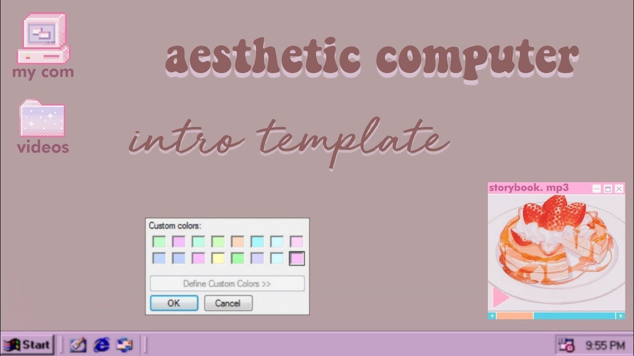 FREE COMPUTER AESTHETIC INTRO no Credits Needed In Div YouTube