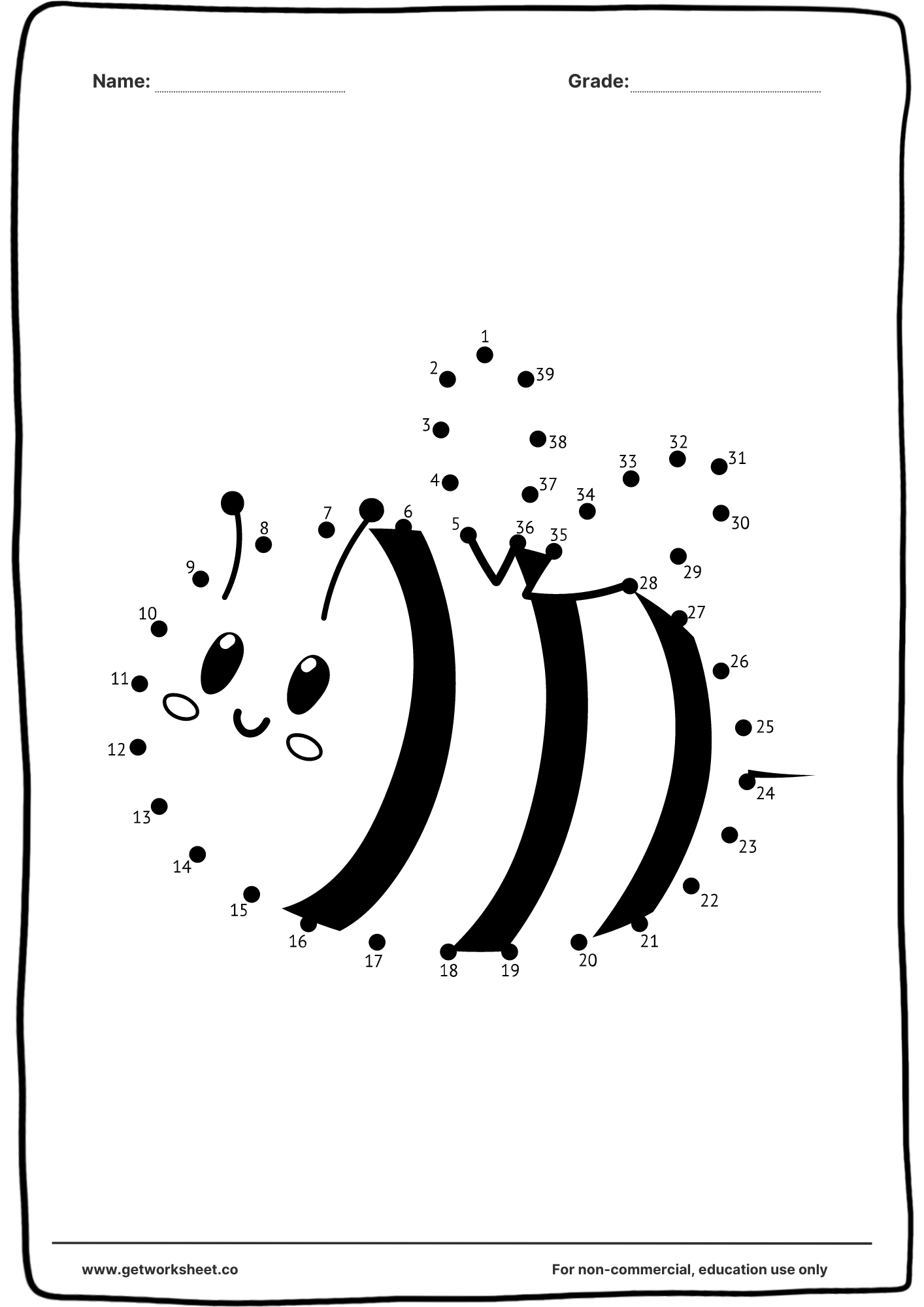connect the dots free printable