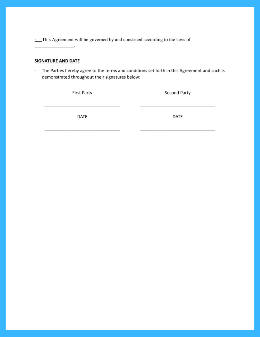 Free Contract Addendum Template What To Include