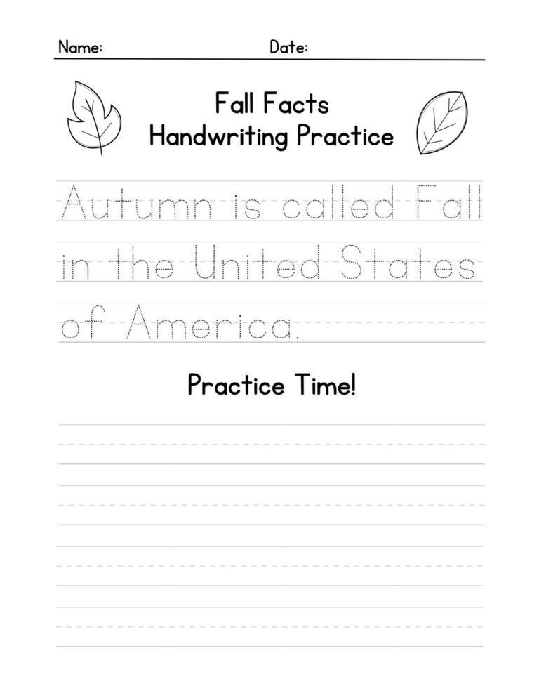 Free Custom Printable Handwriting Worksheet Templates Canva