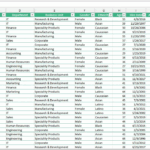Free Example Data Sets For Spreadsheets Instant Download