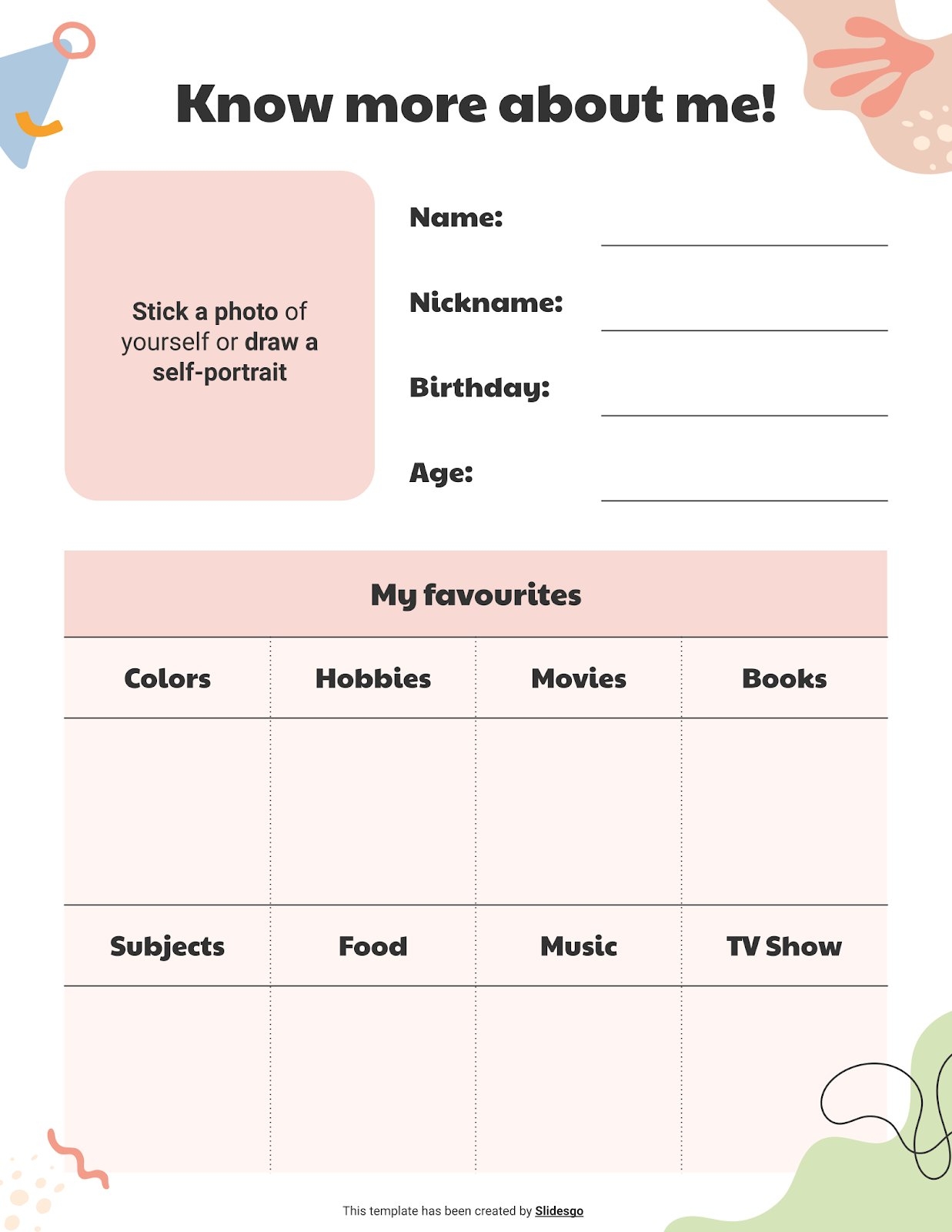 Free Google Slides And PPT Templates To Talk About Yourself