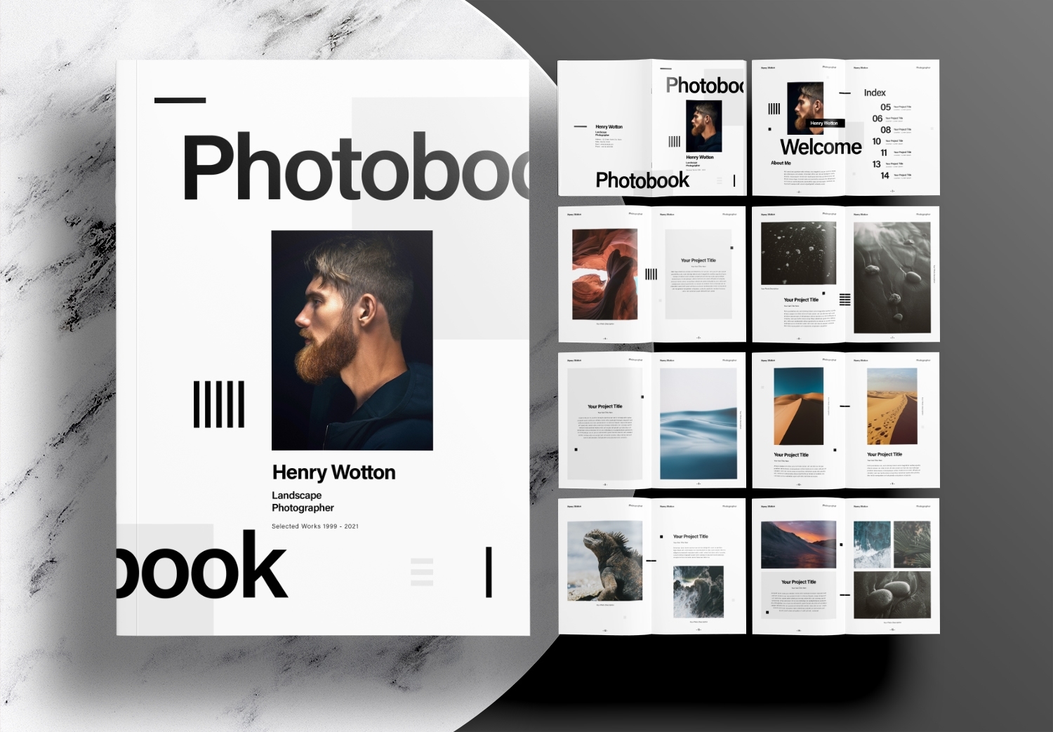 Free InDesign Photobook Layout Templates