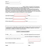 Free New York Self Proving Affidavit Form PDF Word EForms