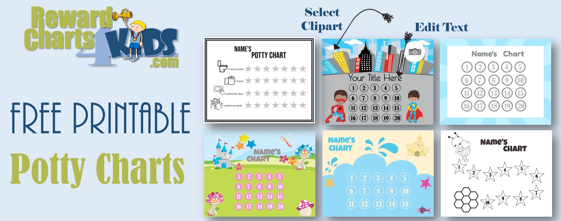 potty charts printable free