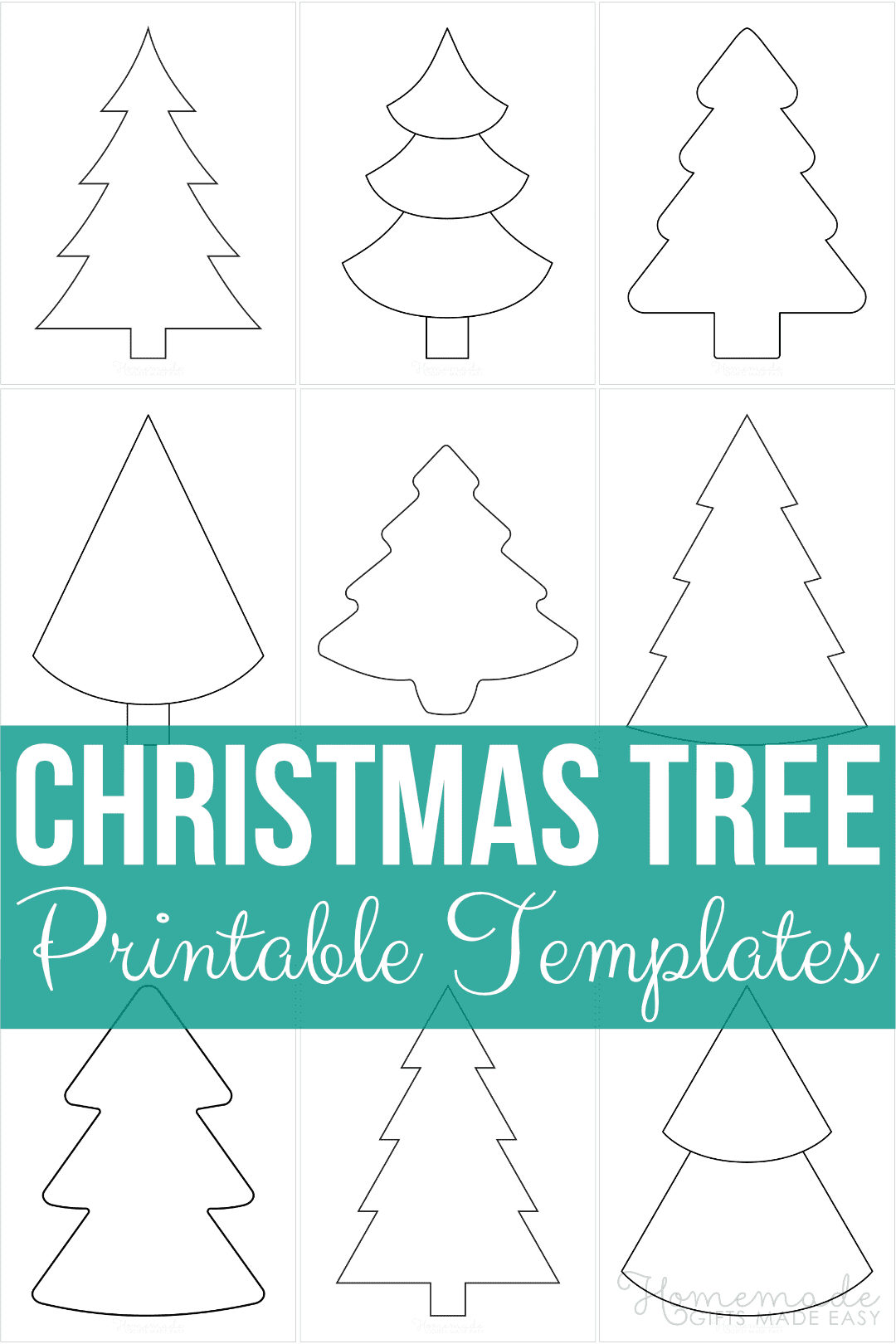 christmas tree printable free