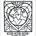 Free Printable Earth Day Color By Number Sheet