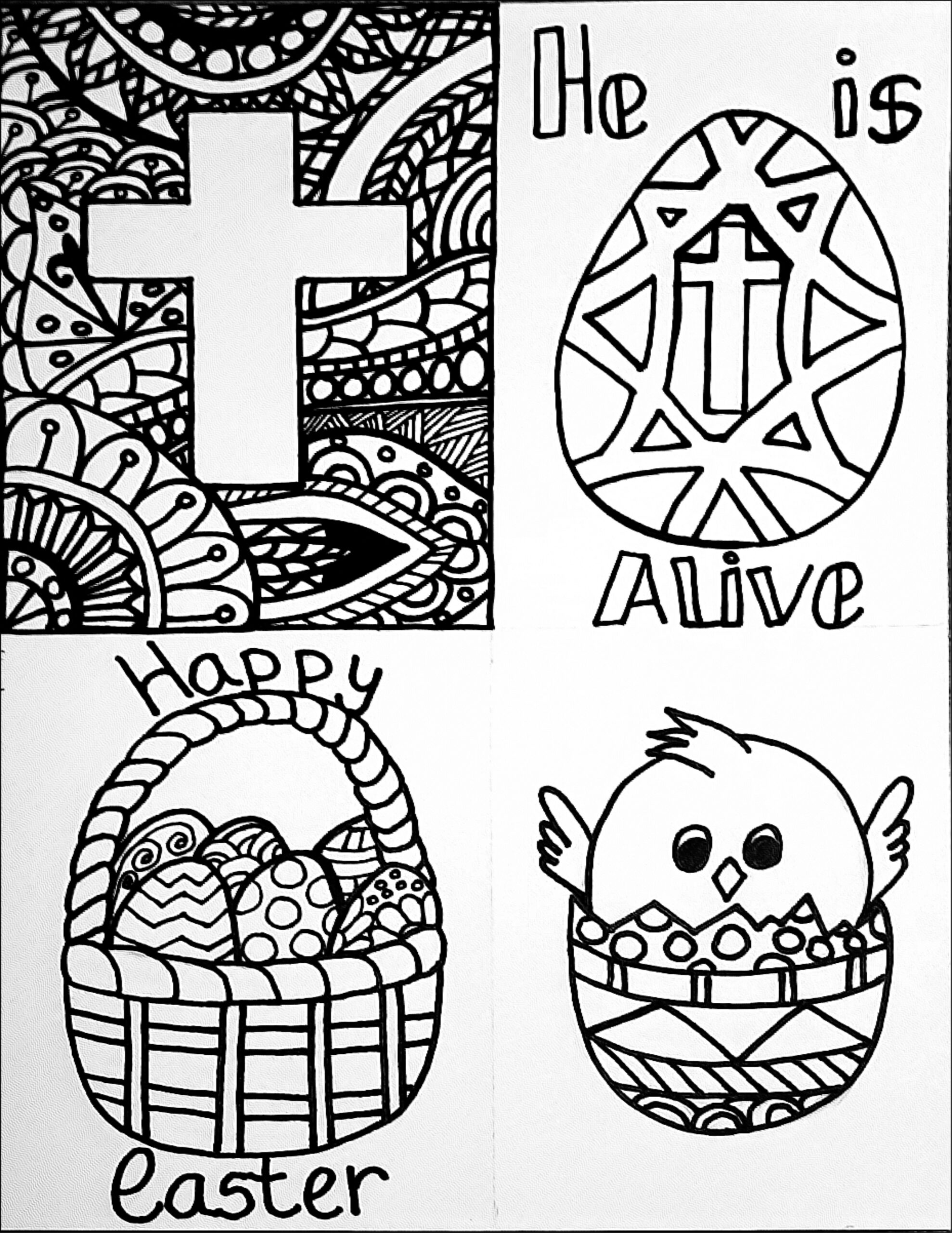 free printable easter coloring pictures