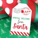Free Printable From Santa Gift Tags For Christmas Aubree Originals