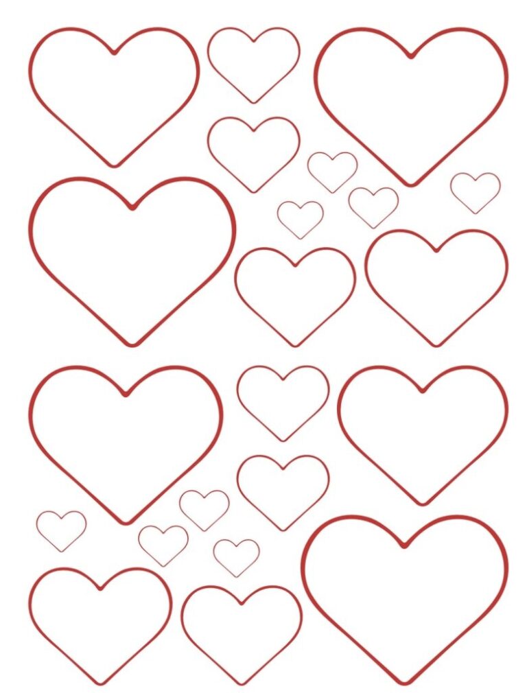 Free Printable Heart Bundle