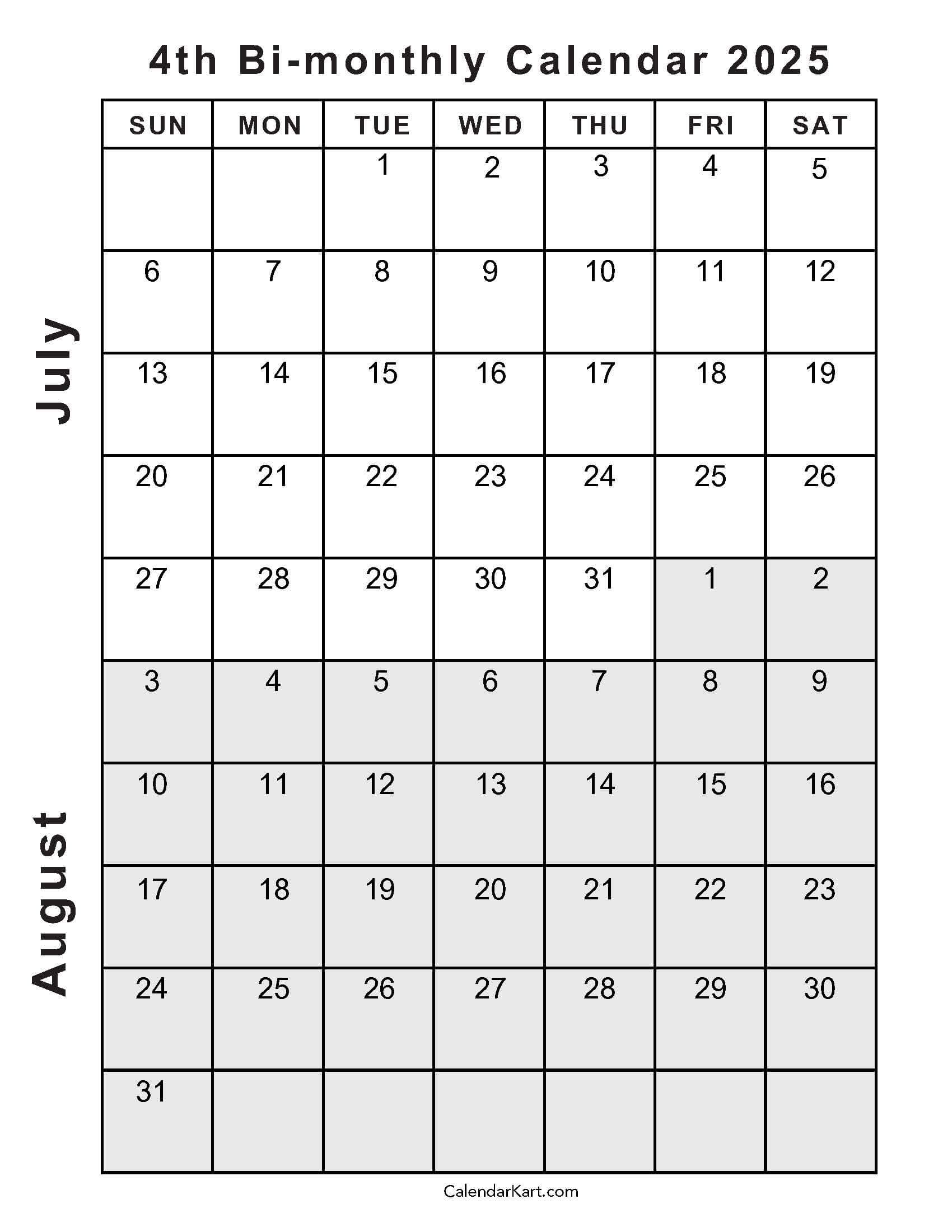 printable blank calendar july and august 2025 printable blank calendar july and august 2025
