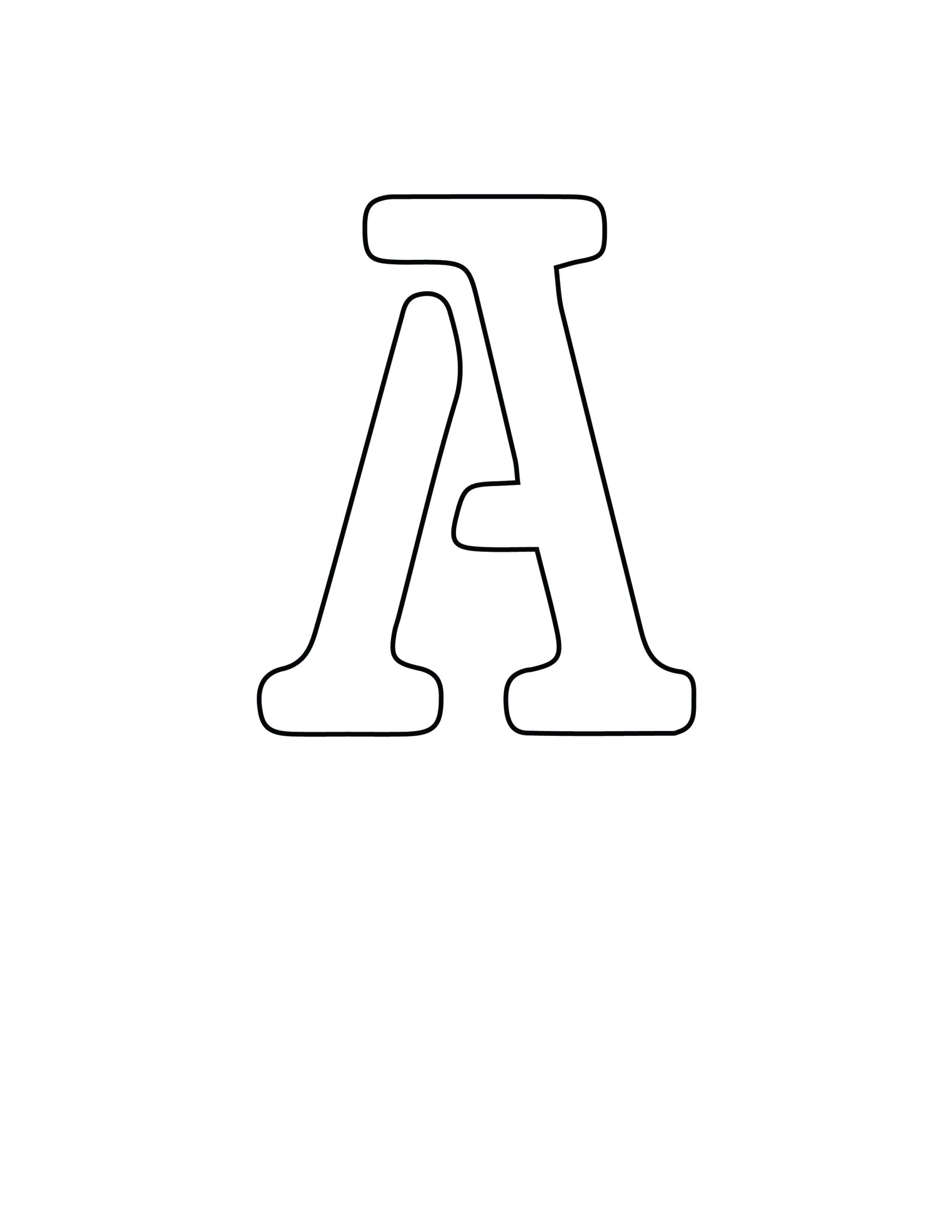 stencils free printable letters