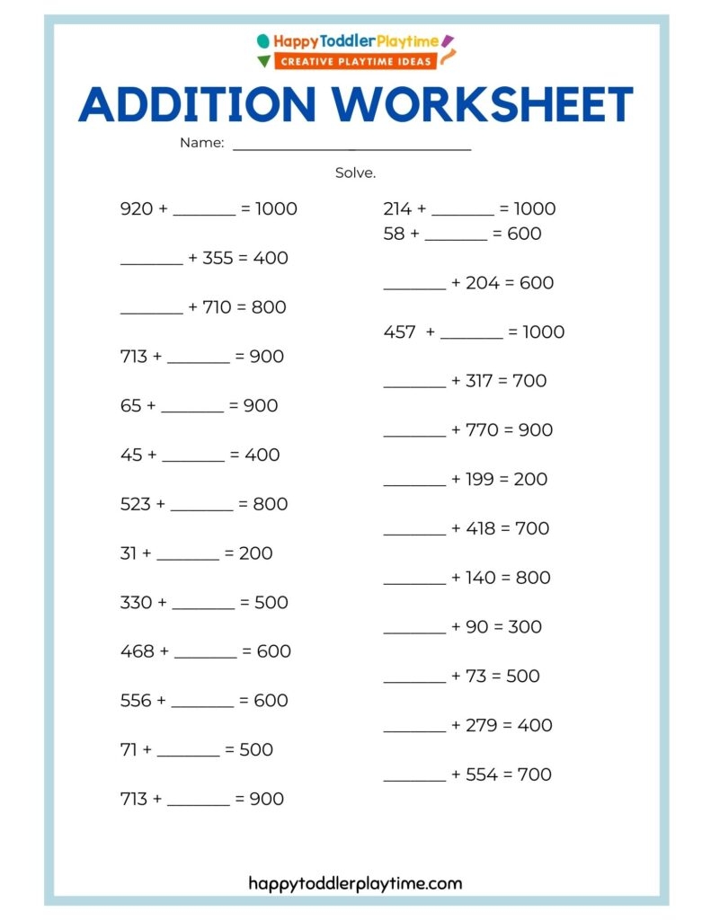 Free Printable Math Worksheets For Grade 4 Happy Toddler Playtime Free Printable Math Worksheets For Grade 4 Happy Toddler Playtime