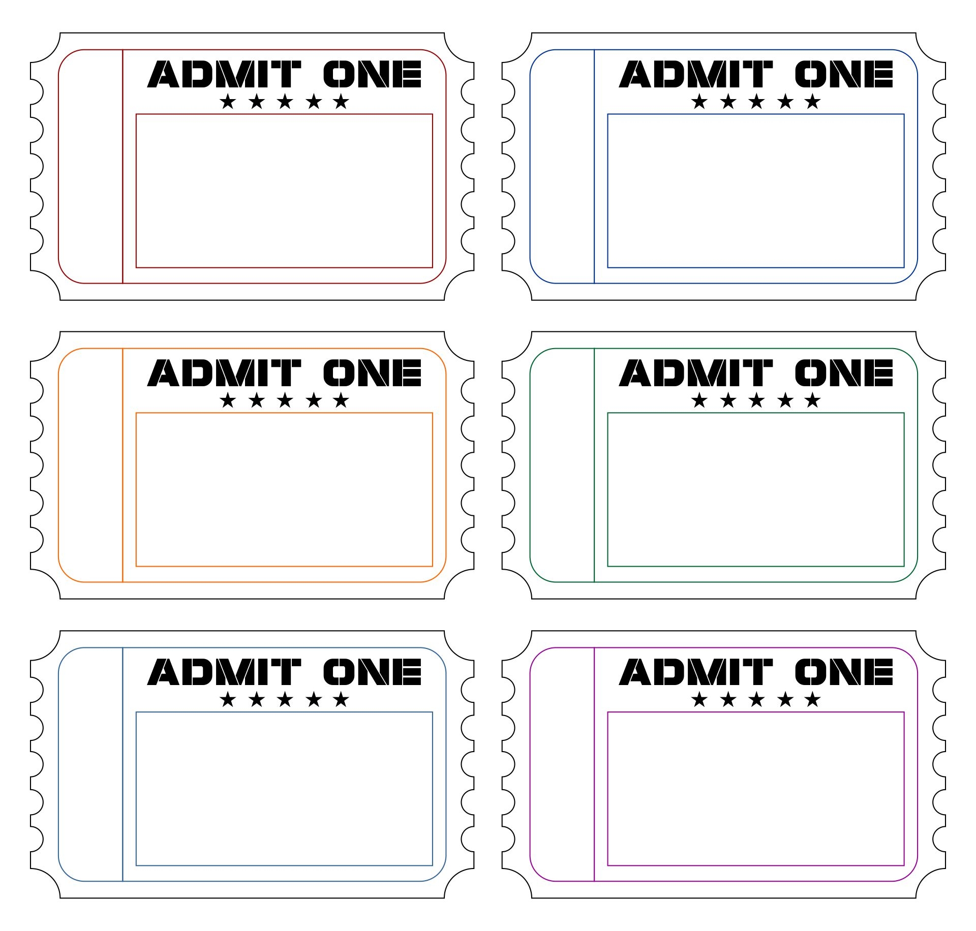 Free Printable Raffle Ticket Shaped Writing Templates Worksheets Library