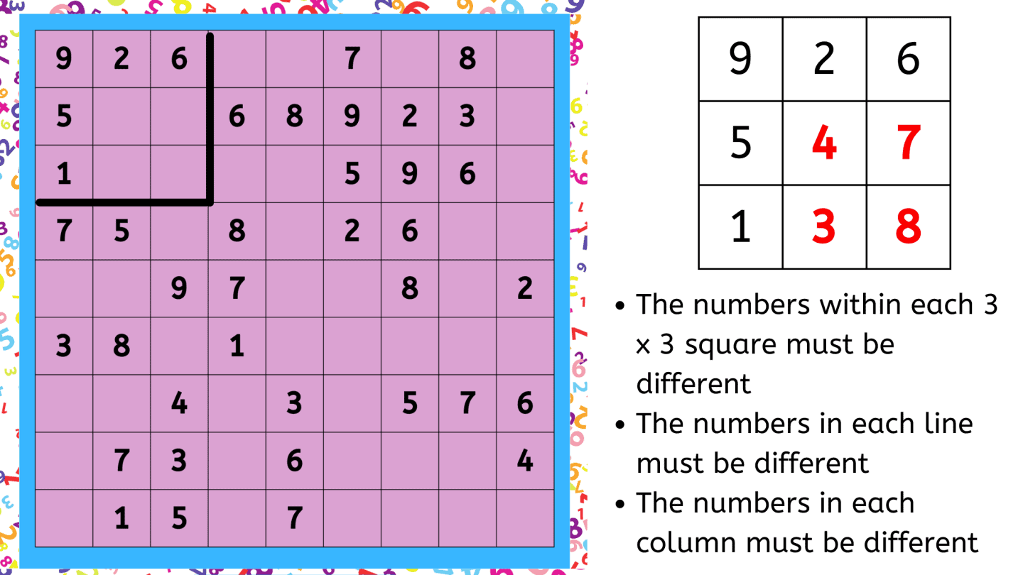Free Printable Sudoku For Kids Easy Medium Master 