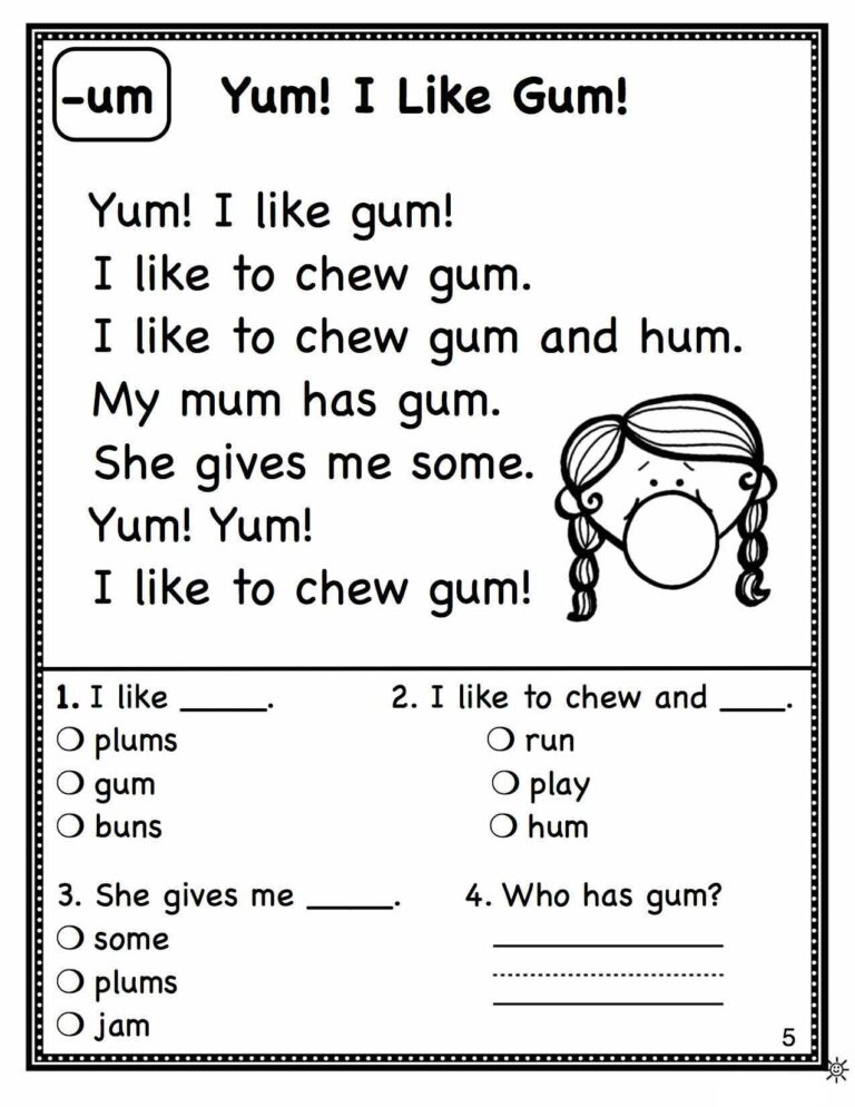 Free Reading Worksheet For 1st Graders Download Free Reading Worksheet For 1st Graders Png Images Free Worksheets On Clipart Library