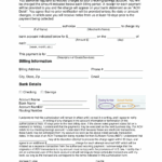 Free Recurring ACH Payment Authorization Form PDF Word EForms