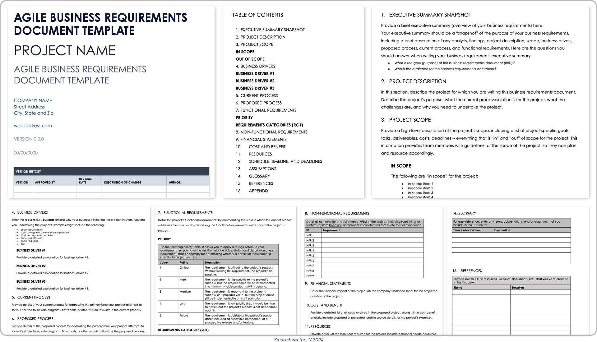 Free Requirement Gathering Templates All Types Formats