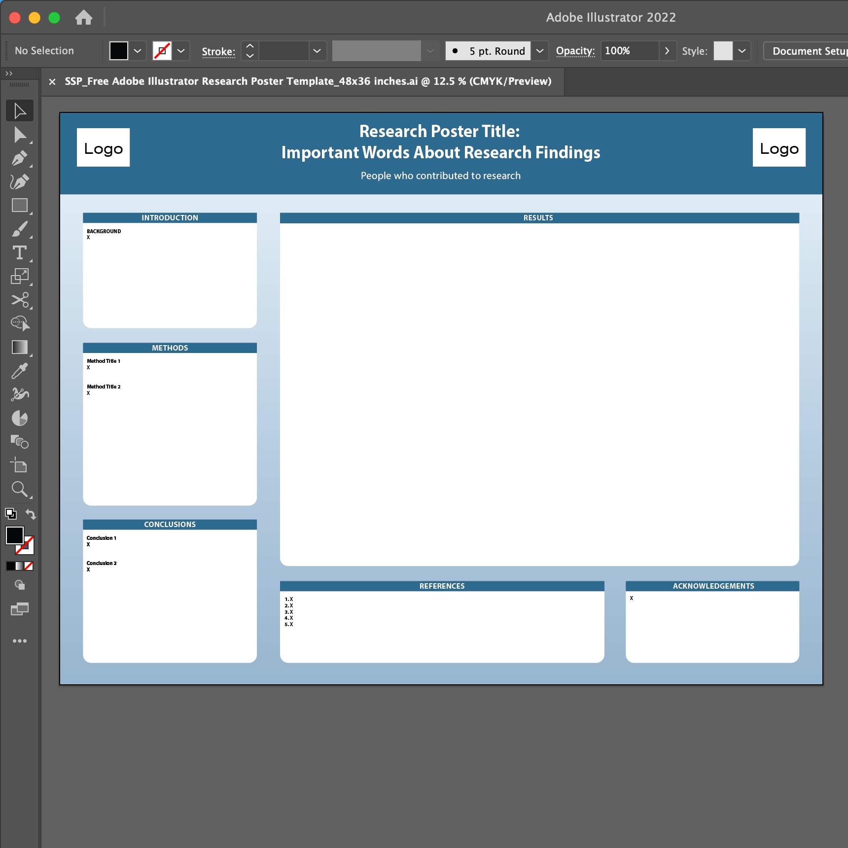 Free Research Poster Templates For PowerPoint And Adobe Illustrator