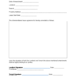 Free Residential Lease Addendum Template PDF Word EForms