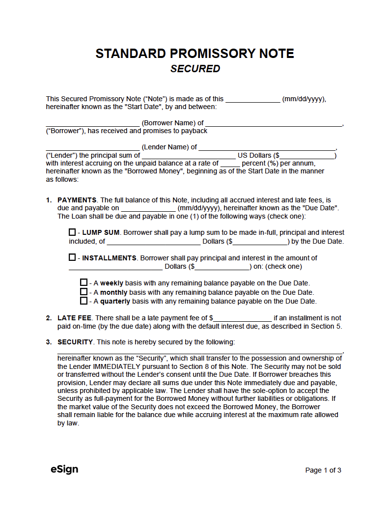 agreement between co signer and borrower template