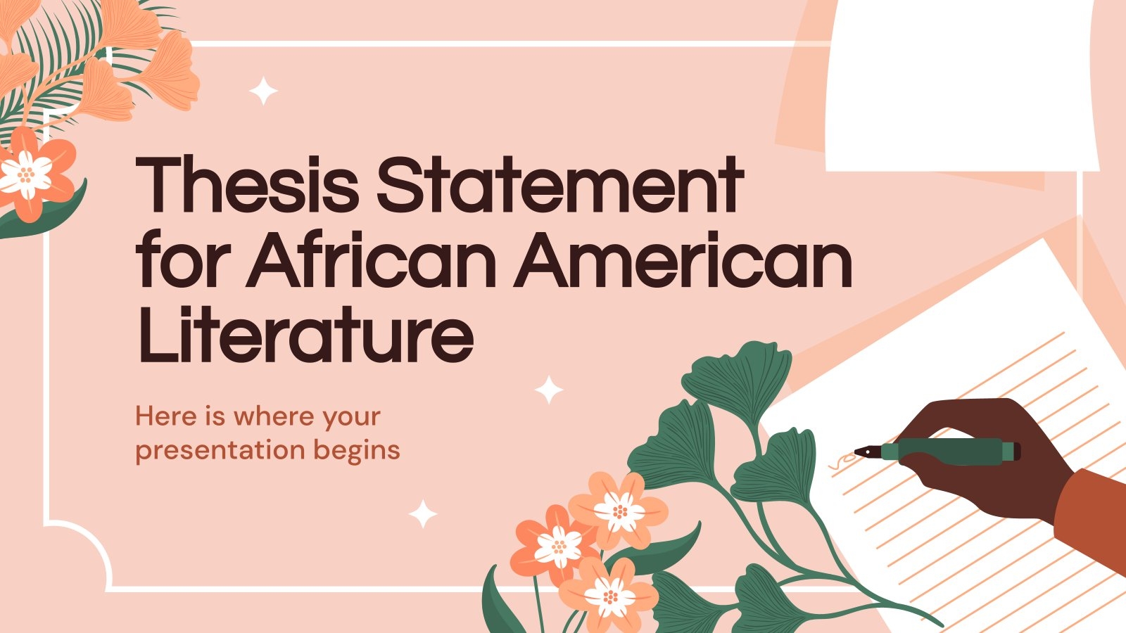 Free Templates About African Americans For Google Slides PPT