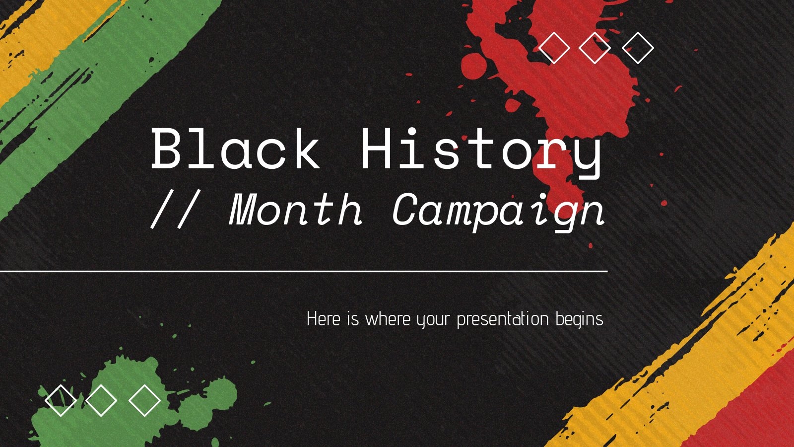 Free Templates About African Americans For Google Slides PPT