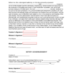 Free Texas Self Proving Affidavit Form PDF Word EForms