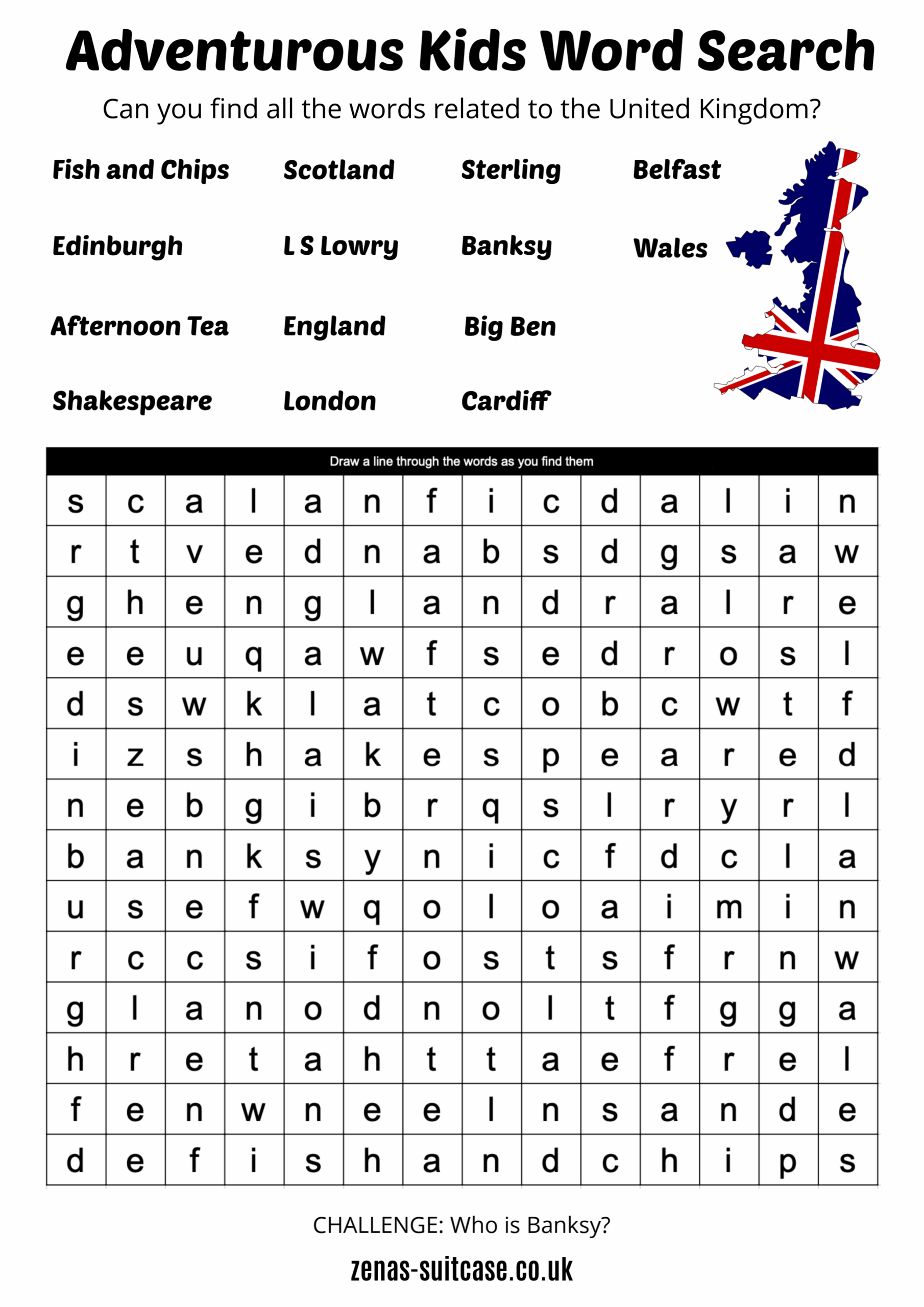 FREE Word Search Games For Kids Including Blank Template