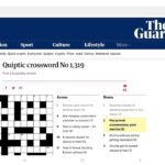 Guardian Quiptic Crossword No 1 319 YouTube