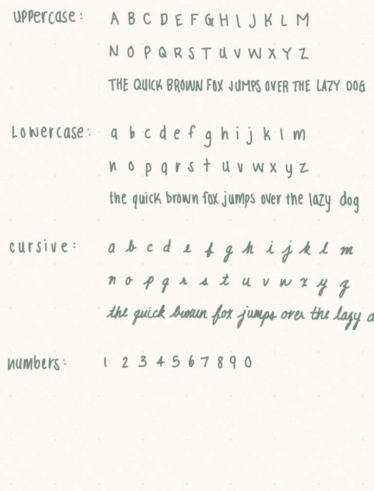 Handwriting Template Notability Gallery