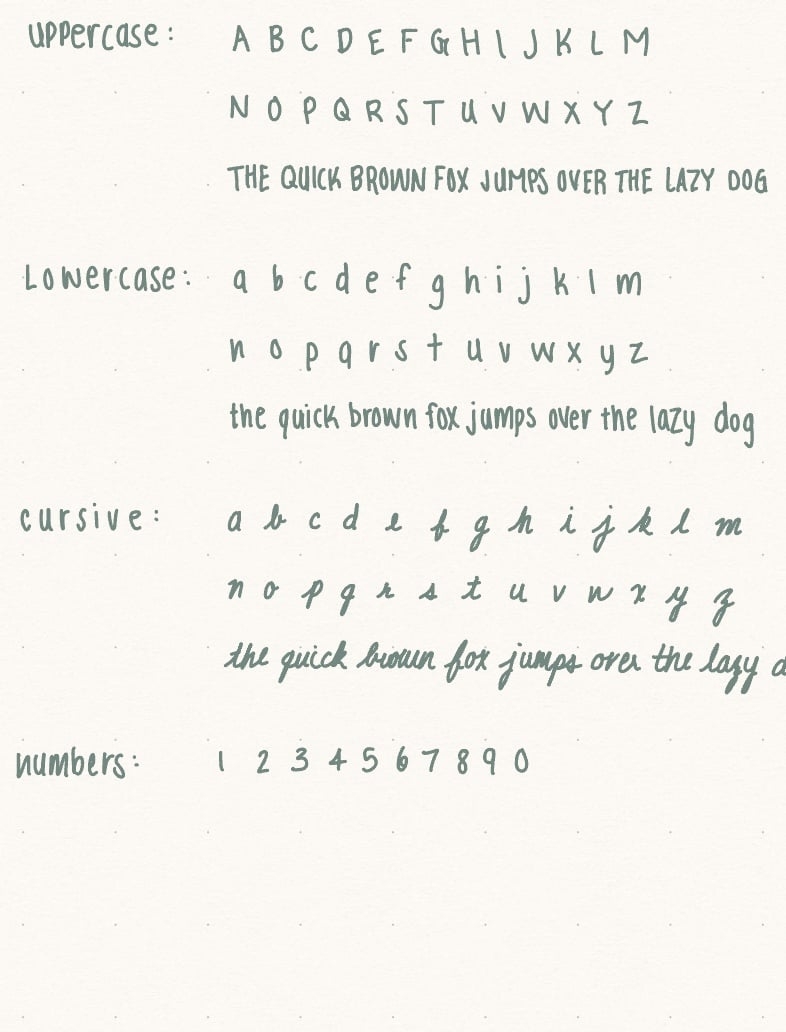 Handwriting Template Notability Gallery