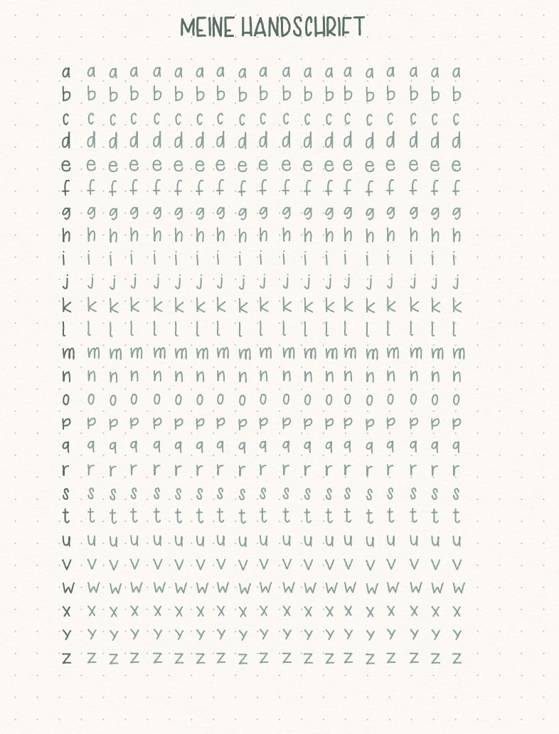 Handwriting Template Notability Gallery