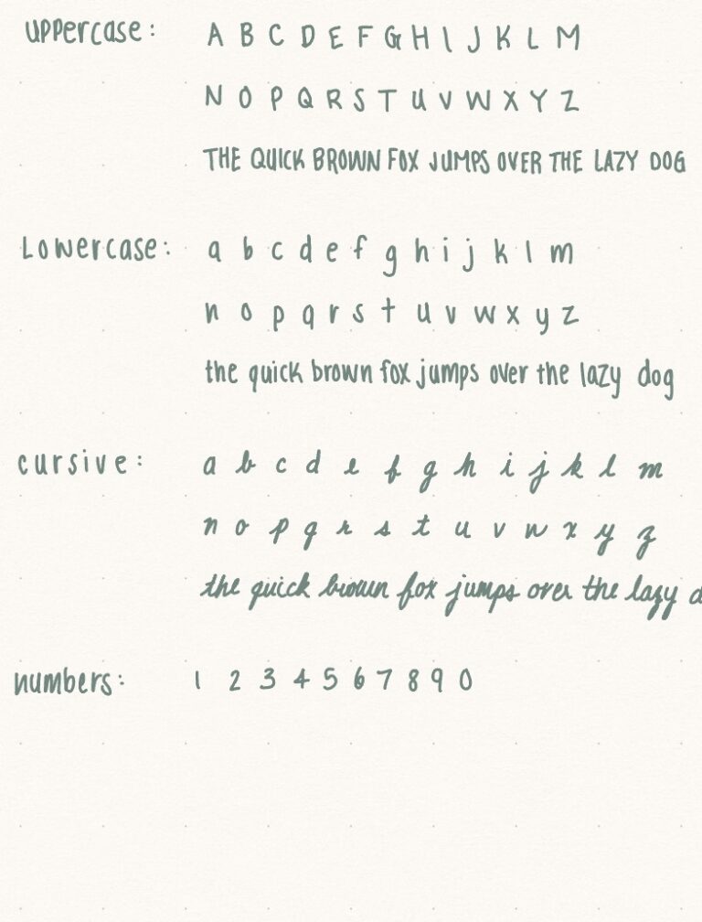 Handwriting Template Notability Gallery